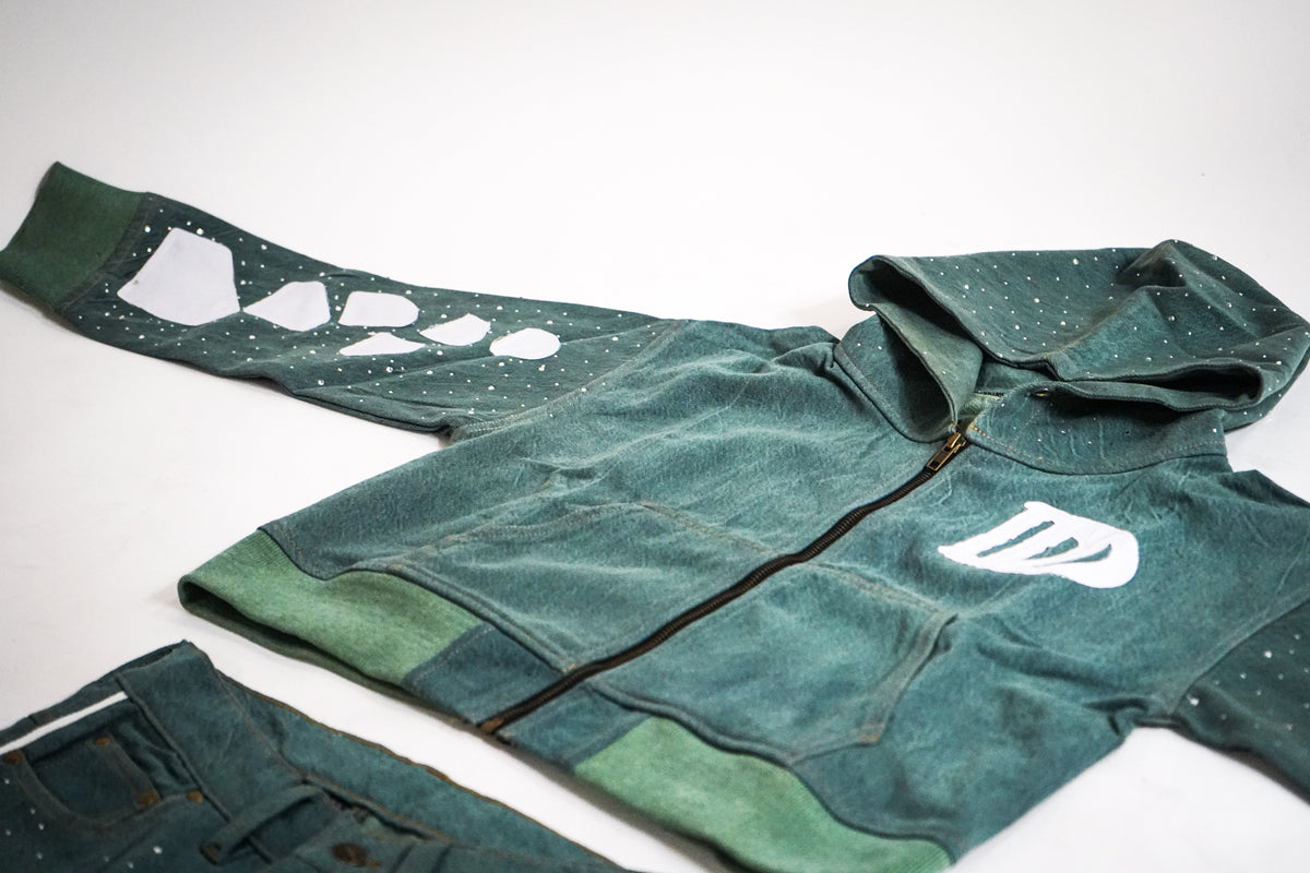 Teal Denim Set