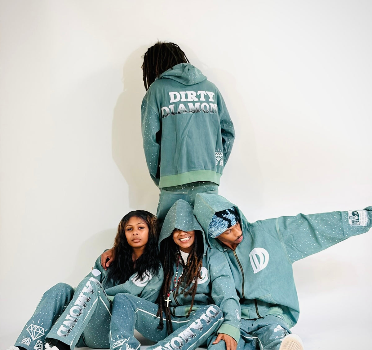Limited Edition Teal Denim set