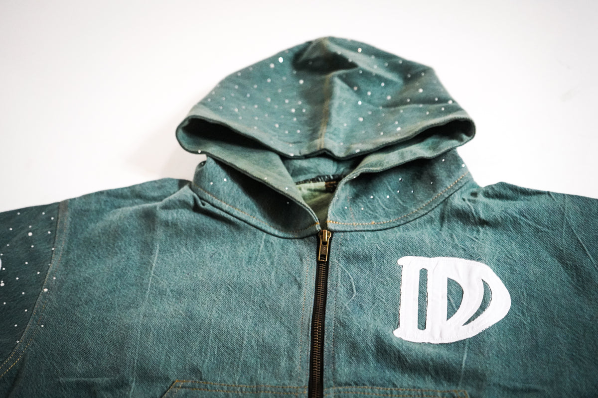 Limited Edition Teal Denim Zip-Up