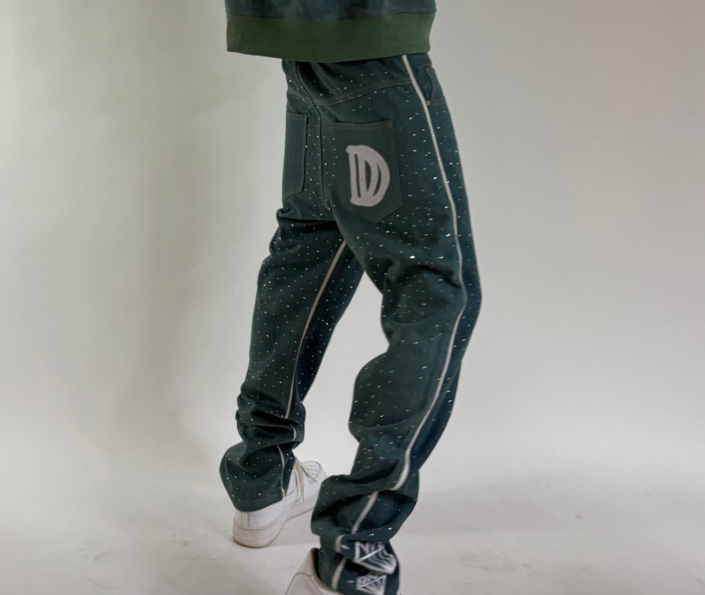 Limited Edition Teal Denim Pants