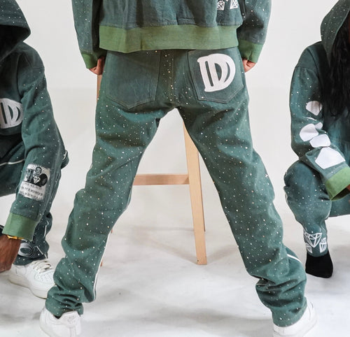 Limited Edition Teal Denim Pants