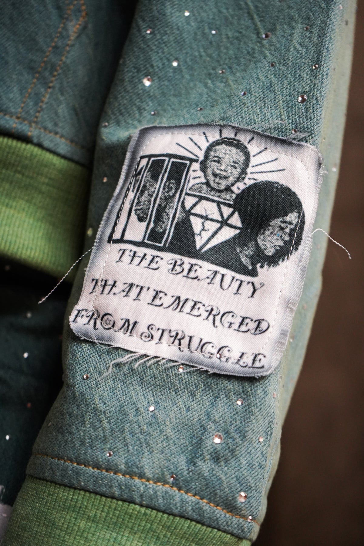 Limited Edition Teal Denim Zip-Up