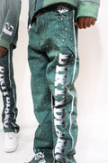 Limited Edition Teal Denim Pants